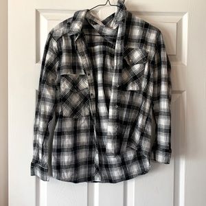 Black and white flannel
